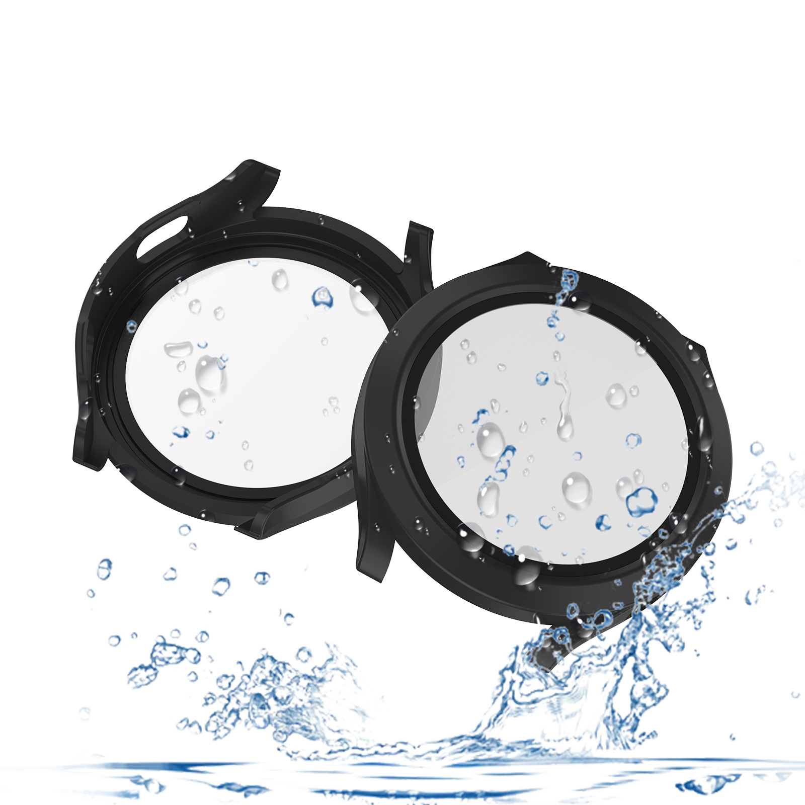适用三星Galaxy watch4/5防水保护壳钢化壳膜一体表壳4代5代通用