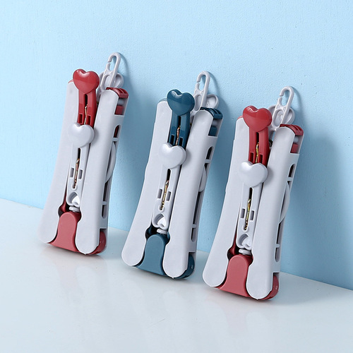 Folding clothes hanger simple portable travel outdoor travel household multifunctional magic clothes drying hanger non-slip clothes hanger