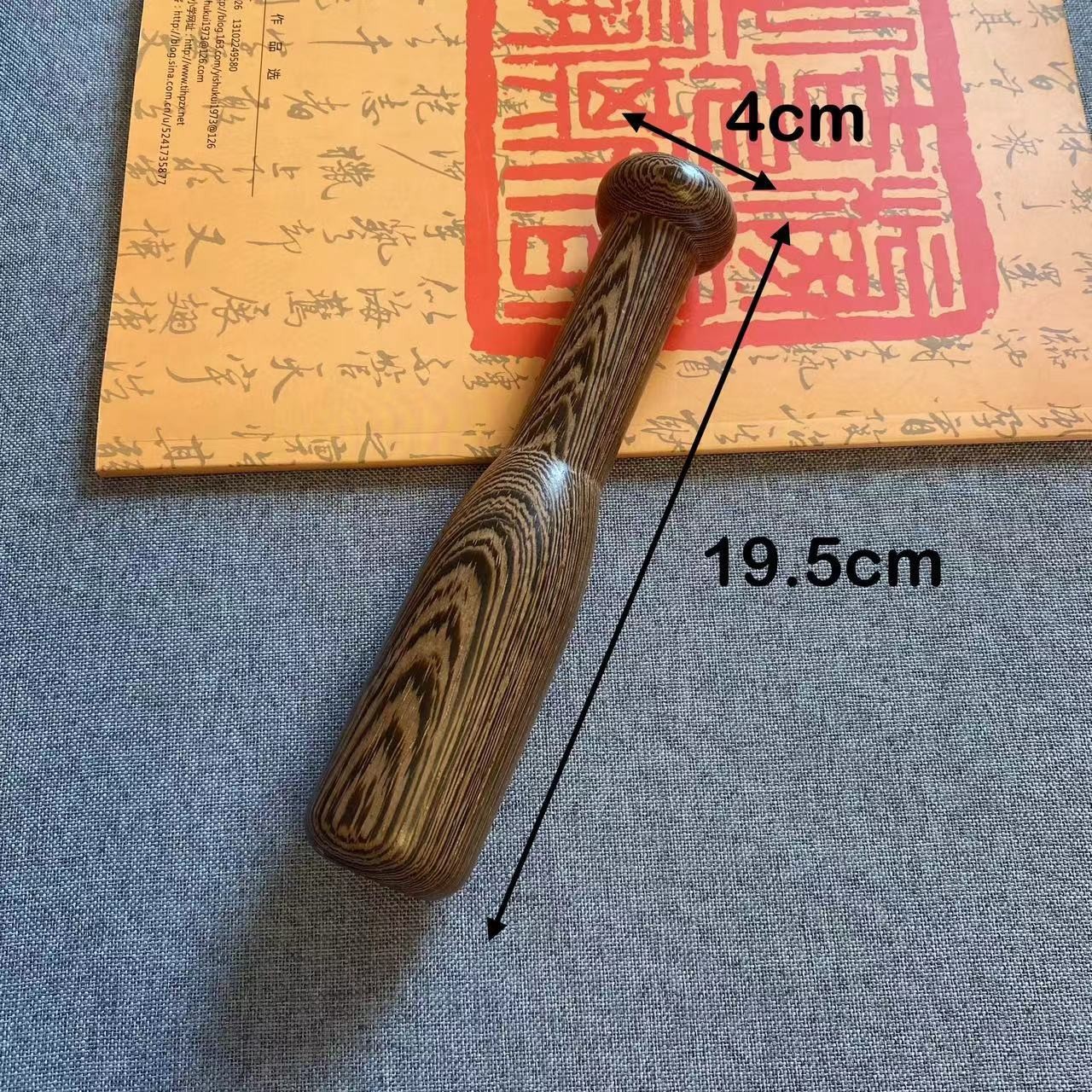 Wenge gỗ giã tỏi búa lớn mới (19,5*4cm)