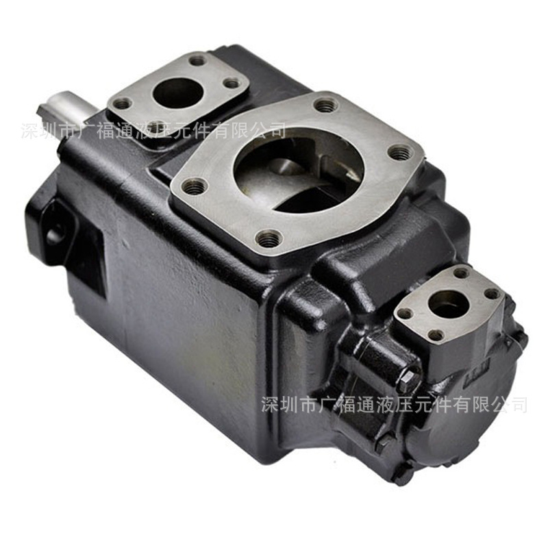 T6C-010-1R00注塑机液压油泵T6CC-014-017-1R00-C100双联叶片油泵
