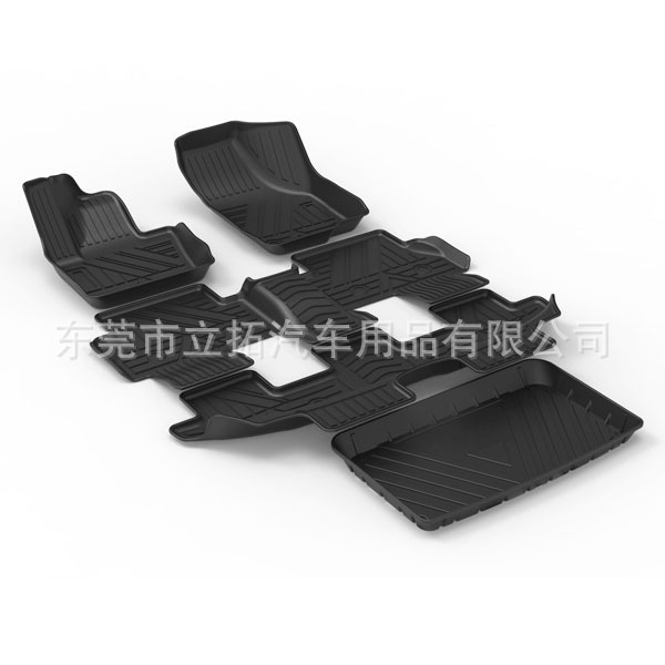 适用于12-21年大众桑塔纳/夏朗防水防滑耐用高质量环保脚垫尾箱垫
