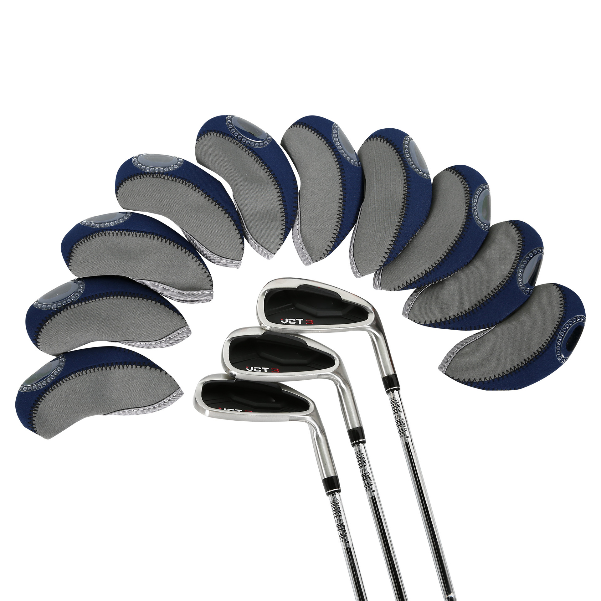 Yuefan Source Supply Juego de gorro de golf de dos colores Juego de hierro de golf Golfheadcovers