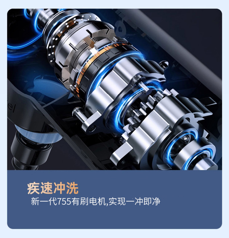 High-Pressure Lithium Battery Car Washer Set Portable Cordless Cleaning Tool