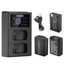 紐爾 適用索尼NP-FW50電池充電器套裝 1100毫安替換電池USB雙充