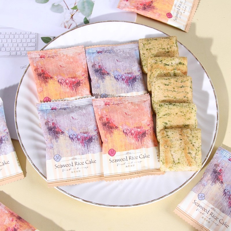 Mokcoke Mojiko Seaweed Flavored Rice Cake Puffed Crisps Baby Wedding Cookies Wedding Candy Reception Snacks