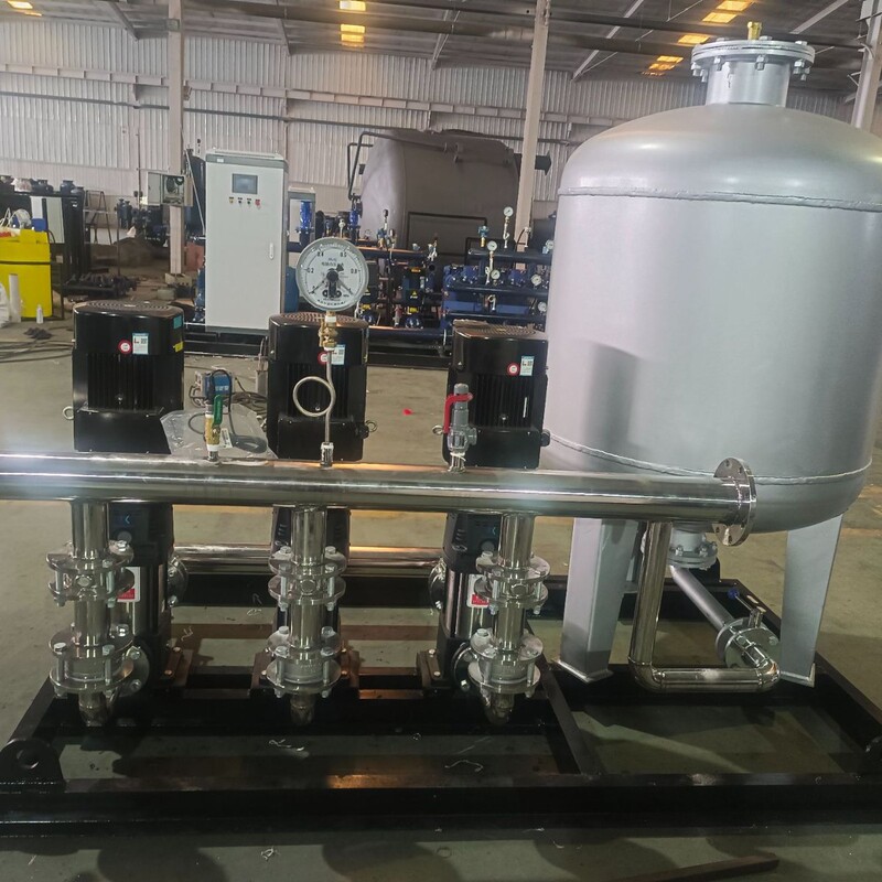 Frequency Conversion Water Supply Equipment, a Complete Set of Skid-Mounted Negative Pressure-Free Water Supply Units, Domestic Water Pressurization Pump Units, Environmentally Friendly and Energy-Saving