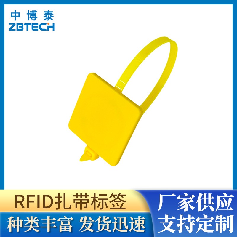RFID电子扎带工业ABS防水防撞塑料封条电脑网线记号牌ic卡