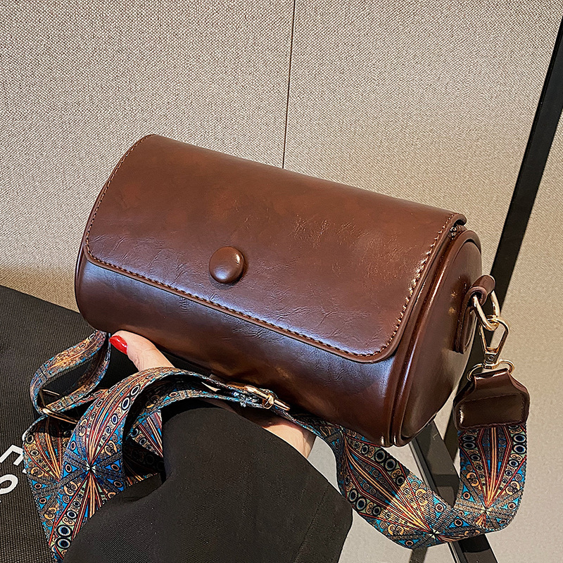 Vintage Small Handbag for Women, Niche 2026 New Trendy Summer Versatile Casual Shoulder Crossbody Bag, Popular Cylinder Bag Vintage Small Handbag for Women, Niche 2026 New Trendy Summer Versatile Casual Shoulder Crossbody Bag, Popular Cylinder Bag