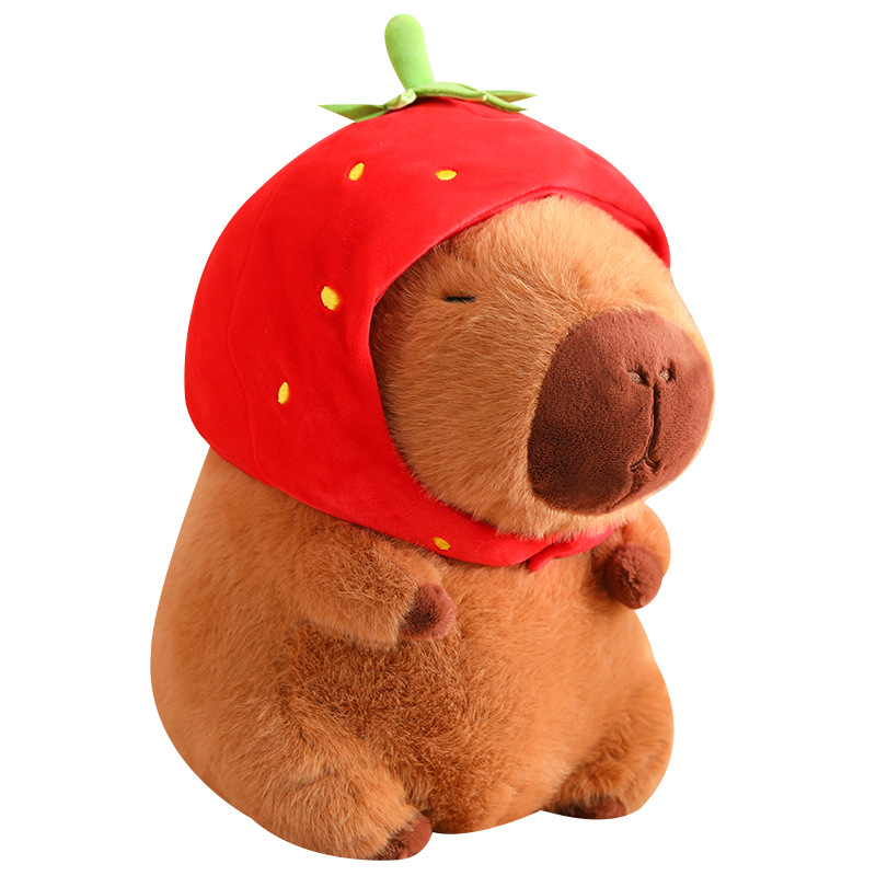 Peluche de capibara, almohada suave, tendencia viral, lindo, regalo acompañante