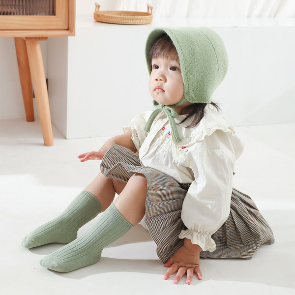 Children's autumn knee socks for new born girl's