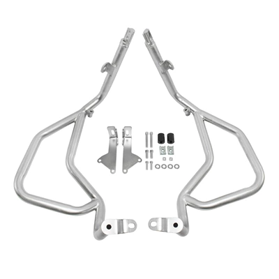 Wind Deflector, Side Panels, Water Motorcycle cushion - upper-guard-bar-silver