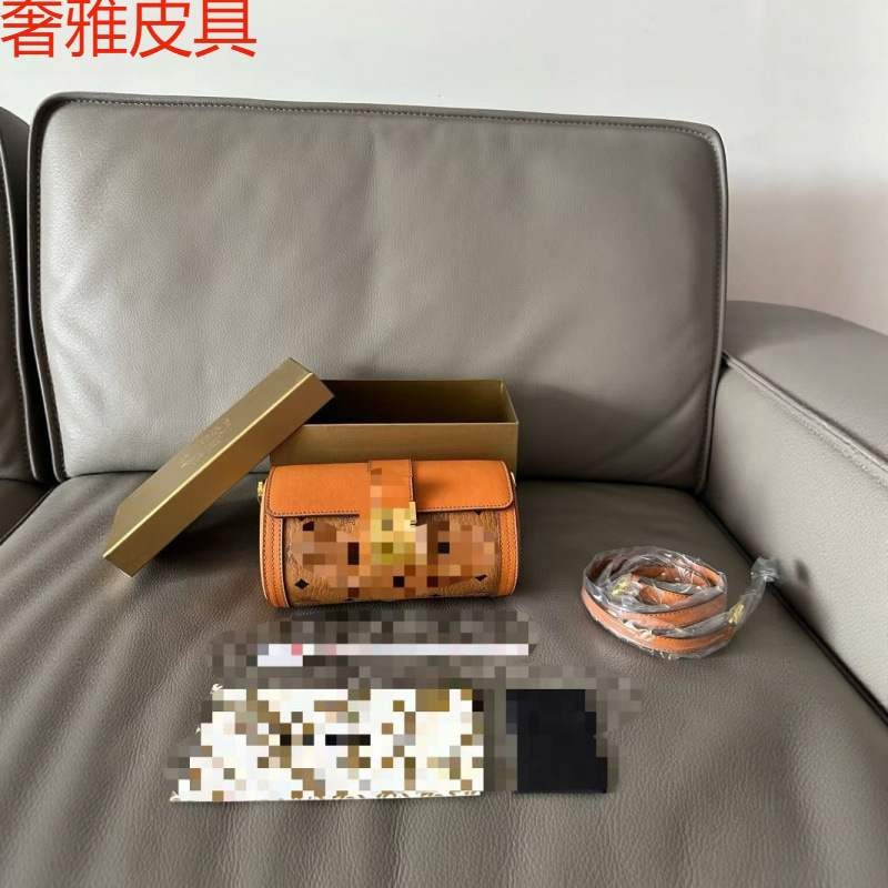 MC ハイバージョン 新しいトレーシー ヴィセトス シリーズ レディース シリンダー バッグ シングル ショルダー クロスボディ バッグ メッセンジャー バッグ|undefined