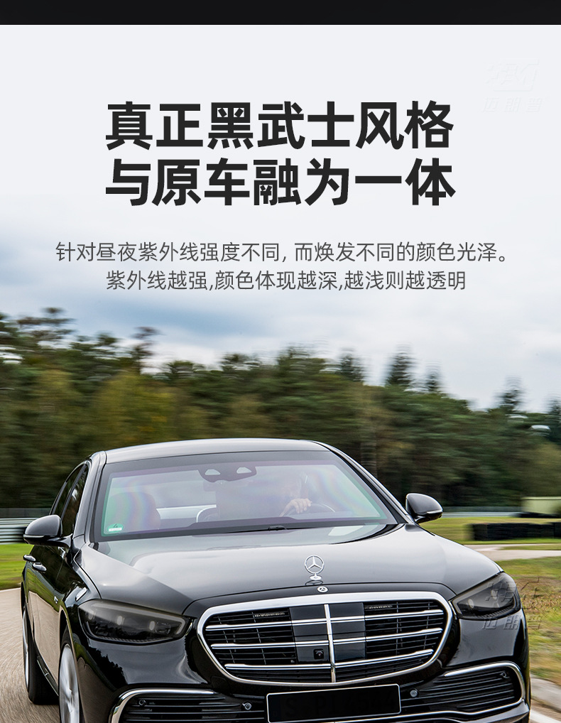 Suitable for Mercedes-Benz TPU headlight film A- class B- class C- class E-class anti-scratch repair scratch light control blackened film TPU protective film