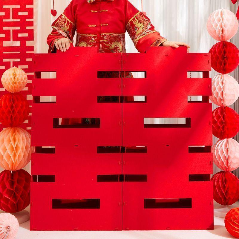 超大立体喜字落地摆件客厅结婚装饰婚礼婚房拍照道具婚庆用品大全