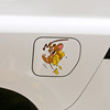 Creative cartoon transport, cute sticker, electric car, retroreflective decorations, cat-and-mouse game