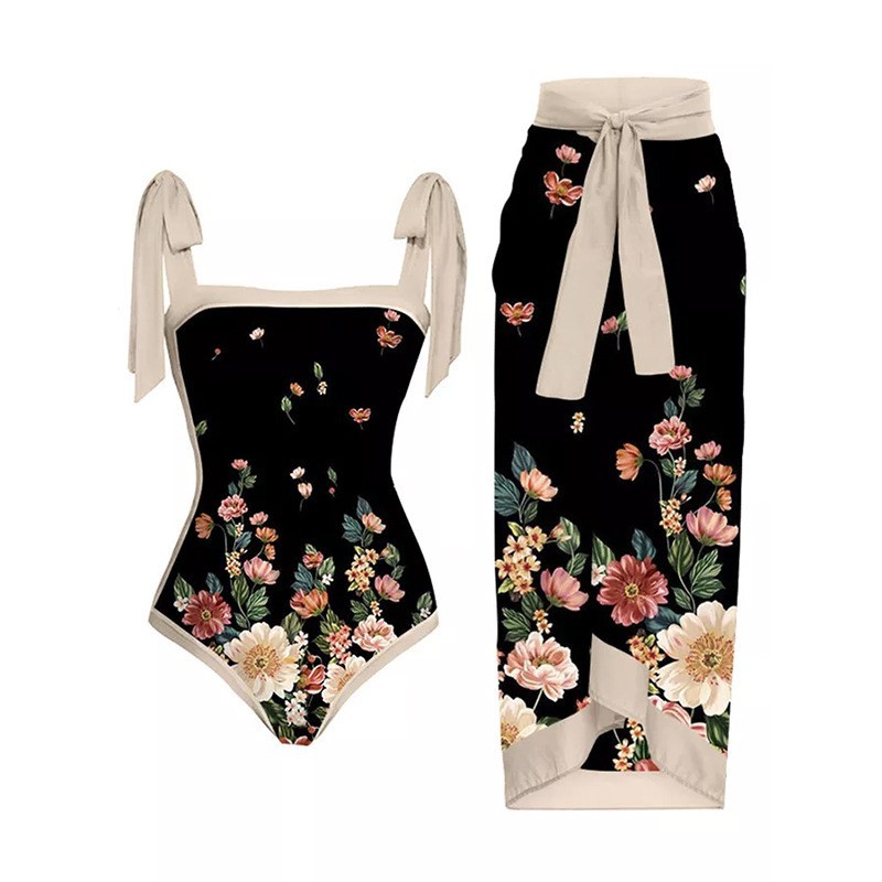 245g Weight Sleeveless Sleeve Length Polyester Fabric Type Regular Top Length One-pieces Tops Type 2 Pieces Set Quantity Swimming Pool, Beach Occasion Strap Neckline Skinny Fit Type Round Dots, Tree, Flower, Dragonfly Pattern Women's Gender Beach Style Women's Beach Round Dots Tree Flower 2 Pieces Set Bikinis Swimwear 29