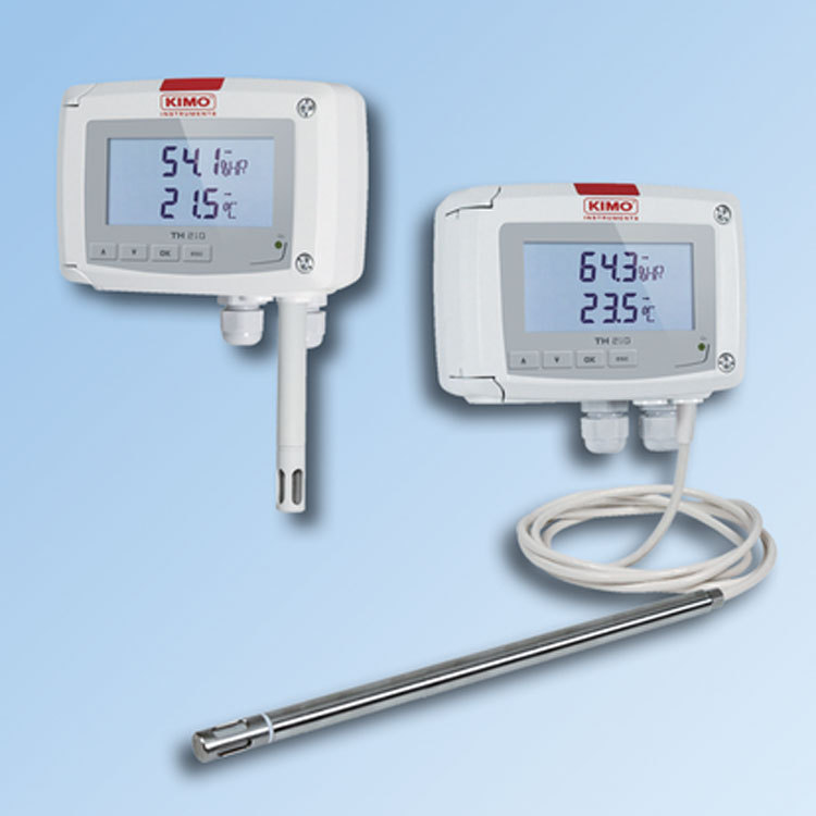 法国KIMO-TH210温湿度变送器 露点 混合比 湿球温度 热焓传感器