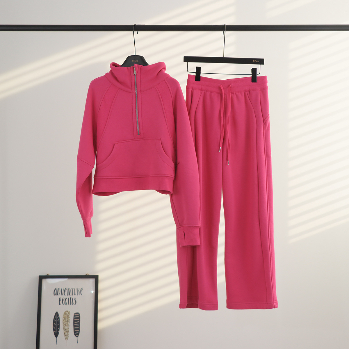 Lulu cuello suelto suéter de pantalones de vestir, cardigan de mujer, chaqueta de abrigo con camisa