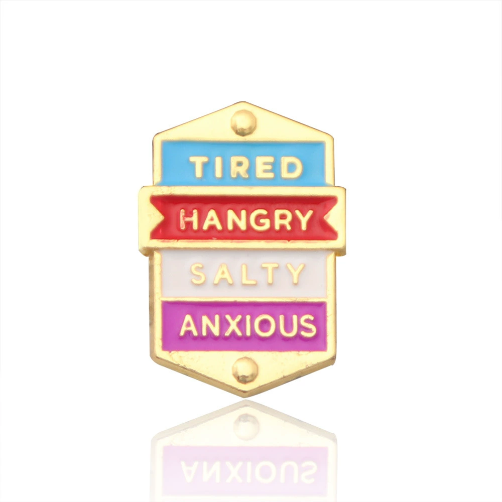Rainbow emotional adjustable keychain, badge, brooch