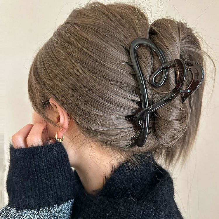 4 # clip de agarre de amor negro de té