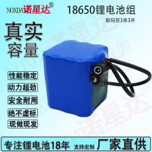 18650锂11.1V电池组LED灯打窝船监控按摩器移动音响应急储能电源