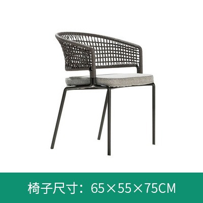 Mesa y silla al aire libre combinación patio ocio silla de caña comedor terraza silla al aire libre silla de cafeteria jardín silla de caña