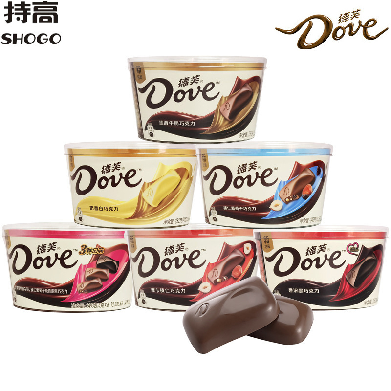 Dove Chocolate Bowl 234G/216G Silky Milk-Flavored Chocolate Candy Wedding Candy Casual Snacks Dove Chocolate Bowl 234G/216G Silky Milk-Flavored Chocolate Candy Wedding Candy Casual Snacks