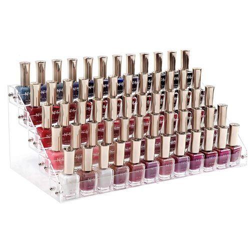 Acrylic nail polish display stand 3456 layers manicure glasses essential oil stand transparent makeup storage display display stand