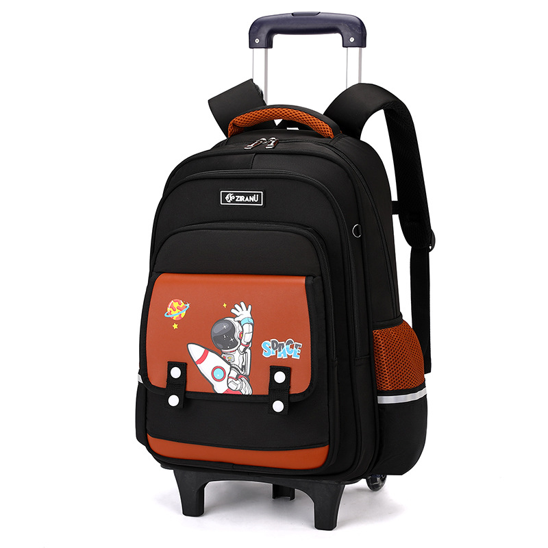 Mochila de pescado natural para niños, escolares de primaria para niños, 1 - 3 - 6 grados, caja de tracción, mochila de niños, escaleras impermeables