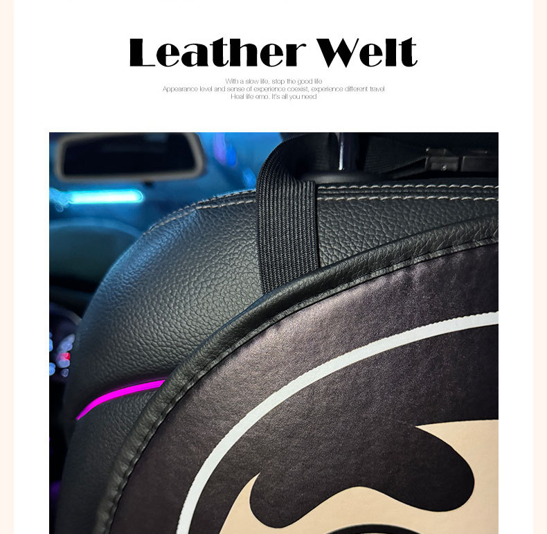 Cartoon Shin-Chan Anti-Kick Pad Universal Rear Seat Backrest Anti-Dirt Protective Pad Car Rear Seat Protection Pad Anti-Wear Pad