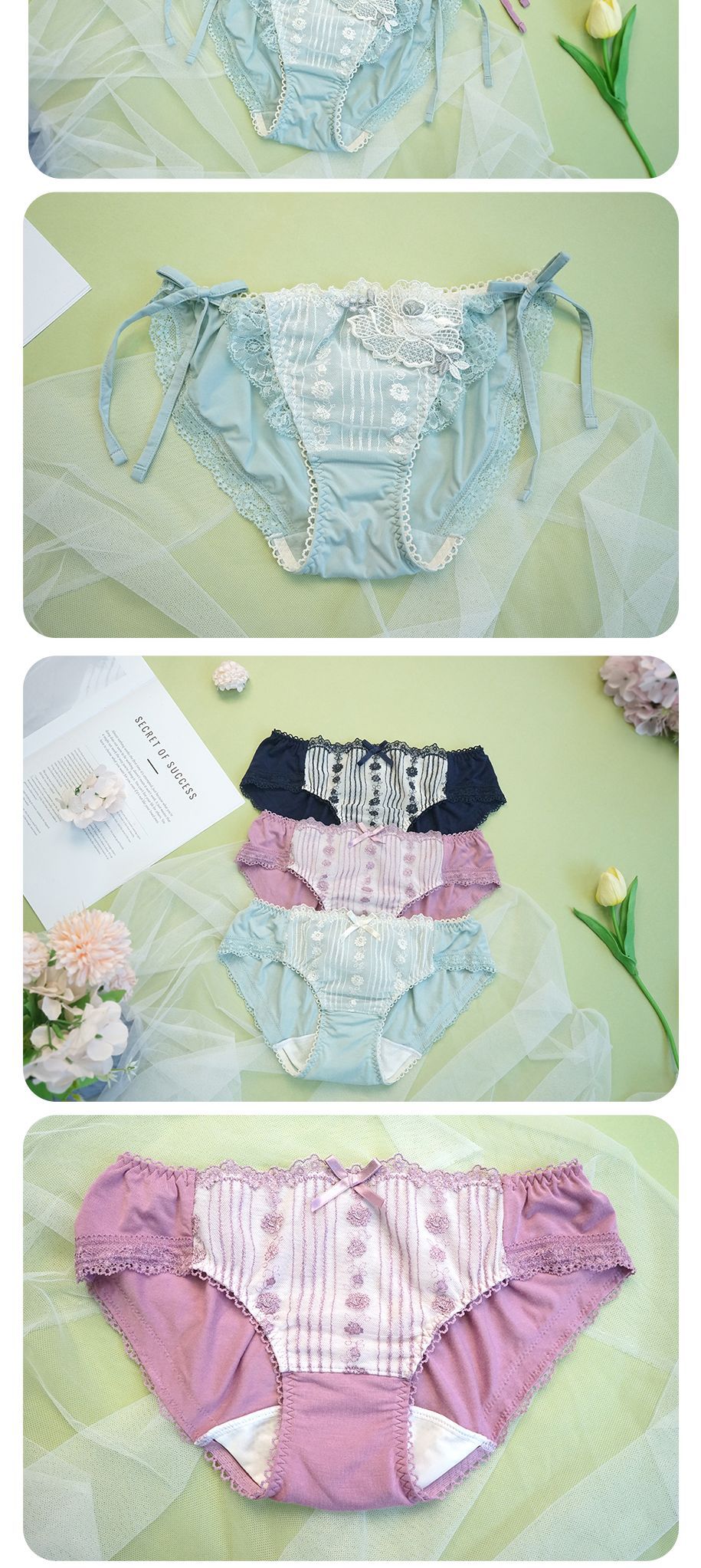 Comfortable Push-up Bra And Brief Set For Large Busts, Breathable_voghion.com