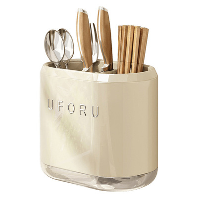 高档新款收纳盒壁挂式家用厨房快子勺子沥水置物架筷篓筷笼