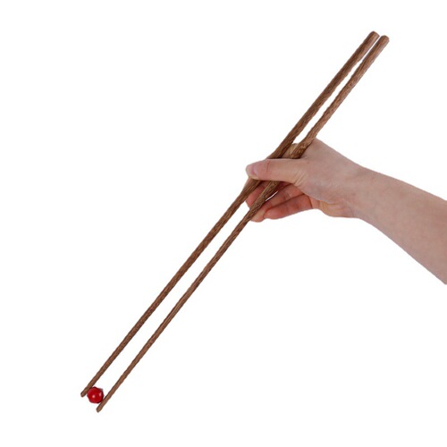 Alishan extended hot pot chopsticks fried lo mein chopsticks chicken wing wood solid wood male chopsticks wholesale engraving logo