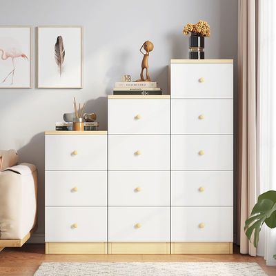 cabinet Lockers Chest of drawers Imitation wood bedroom a living room Wall simple and easy woodiness drawer Bucket cabinet Storage cabinet