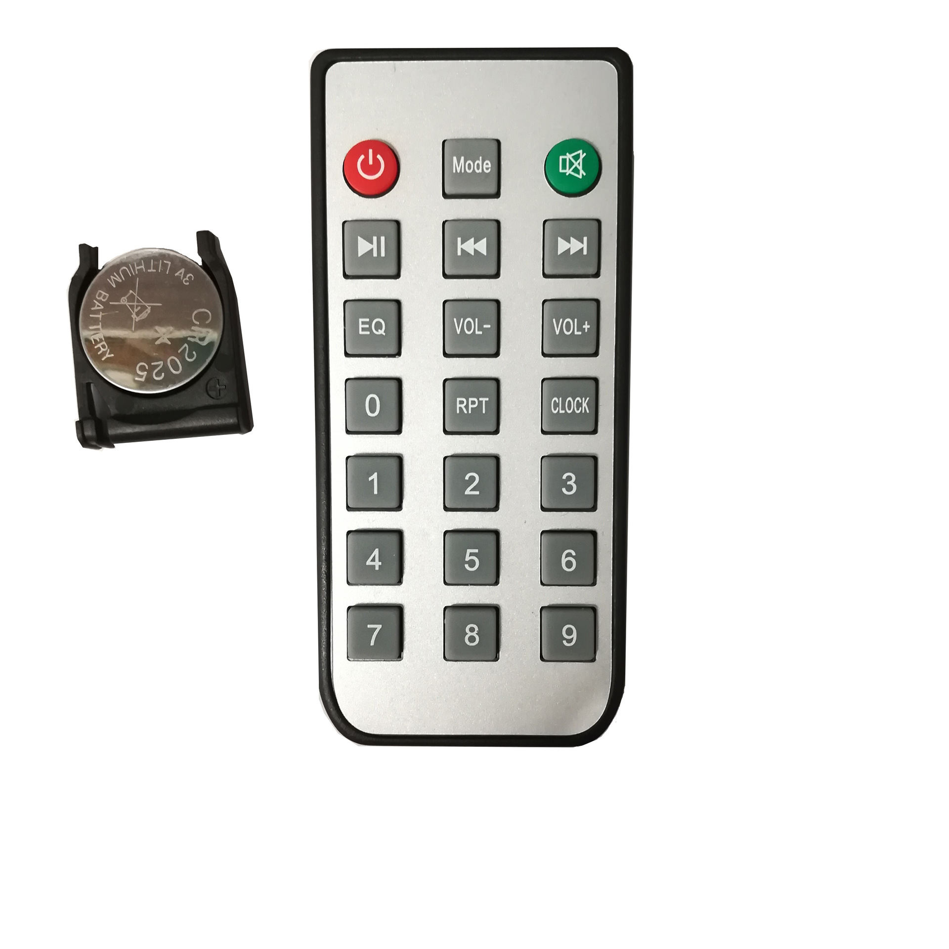 21键硅胶MP3遥控器usb/mp3解码板遥控器SD解码器遥控器模块遥控器