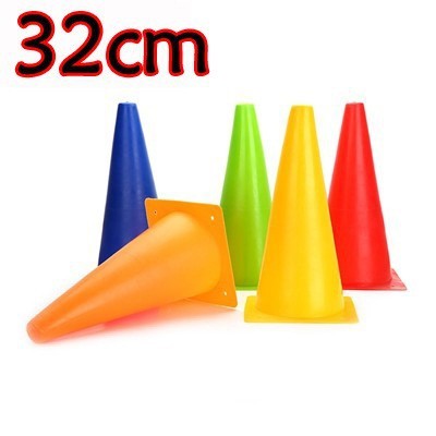 18cm 無孔サッカートレーニングロゴコーンサッカー障害物ロゴバレルバスケットボールトレーニングコーンバレル卸売|undefined