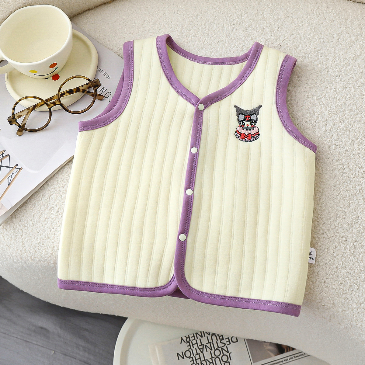 Nuevo chaleco de algodón para niños y niñas para otoño e invierno, chaleco cálido para niños pequeños y niños, chaleco interior, ropa para niños, material de algodón.