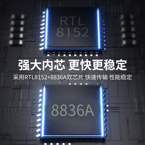 USB to network port HUB docking station wired converter usb-c to rj45 network card laptop hub