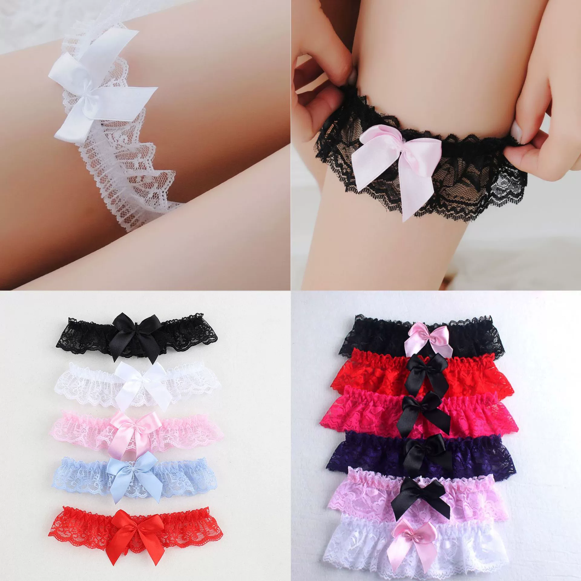 Аксессуары для косплея горничной кружевное кольцо на ногу сексуальное нижнее белье аксессуары свадебное платье невесты комплект до бедра браслет