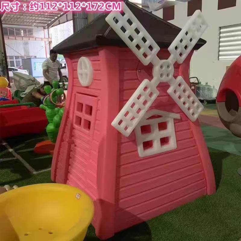 Casa de Juegos Infantil de Plástico, Desmontable, Lavable, para Interior y Jardín de Infantes image 8