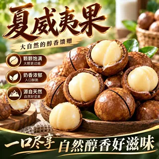 奶香味夏威夷果坚果炒货22mm-25mm大颗粒年货零食赠开果器批货罐