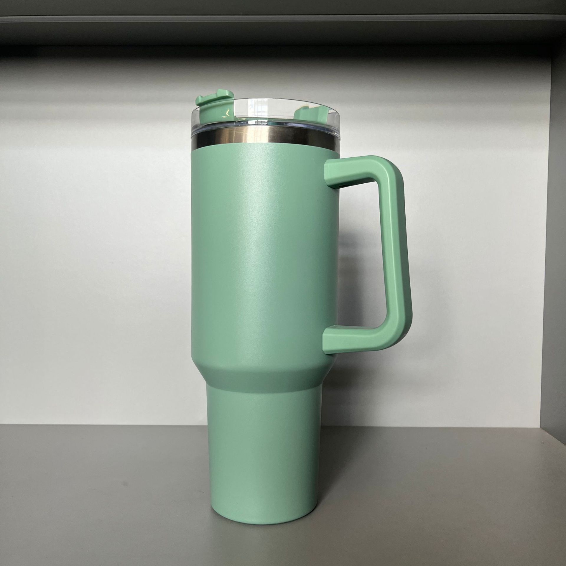 Amazon nuevo 40oz mango helado ventosa 304 taza de coche aislamiento cerveza fría cola taza de agua del coche