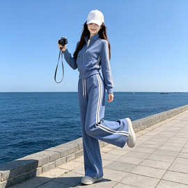 2026网红宽松显瘦洋气短裤两件套潮流运动套装女秋装新款3690
