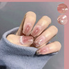 Nail stickers, removable waterproof short fake nails for nails