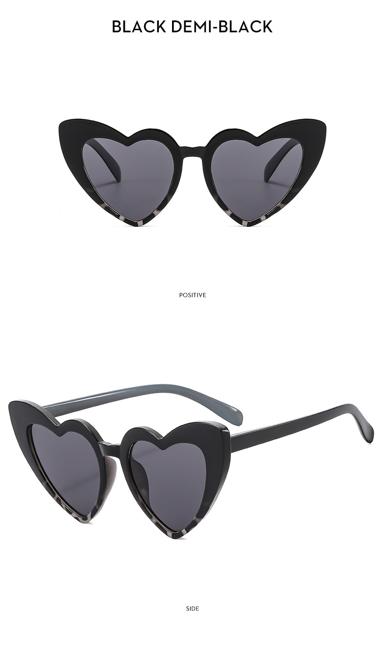 Fashion new multi-color love sunglasses family personality flash pink sunglasses European and American beach sunglasses_voghion.com