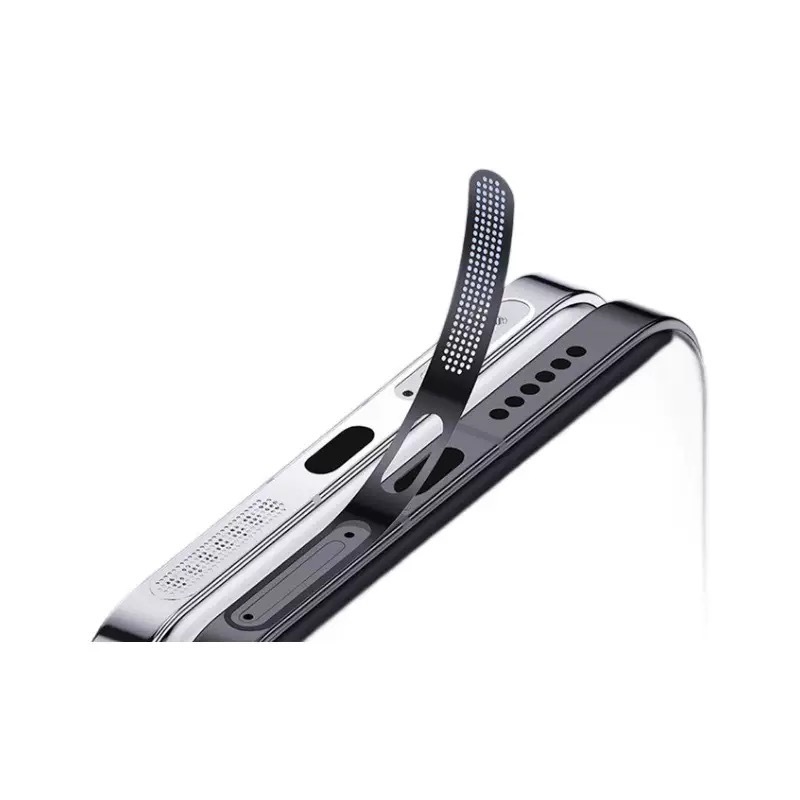 适用苹果17ProMax充电口防尘网iPhone17Air扬声器金属一体防尘贴|undefined