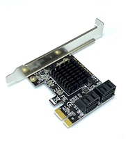 SATA3 扩展卡 PCI-E转4口SATA6G转接卡 PCIE SATA3.0 6Gbps四口