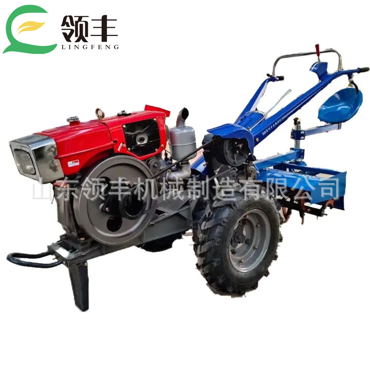 农用手扶拖拉机旋耕机 多功能开沟起垄回填机 15匹水旱两用微耕机