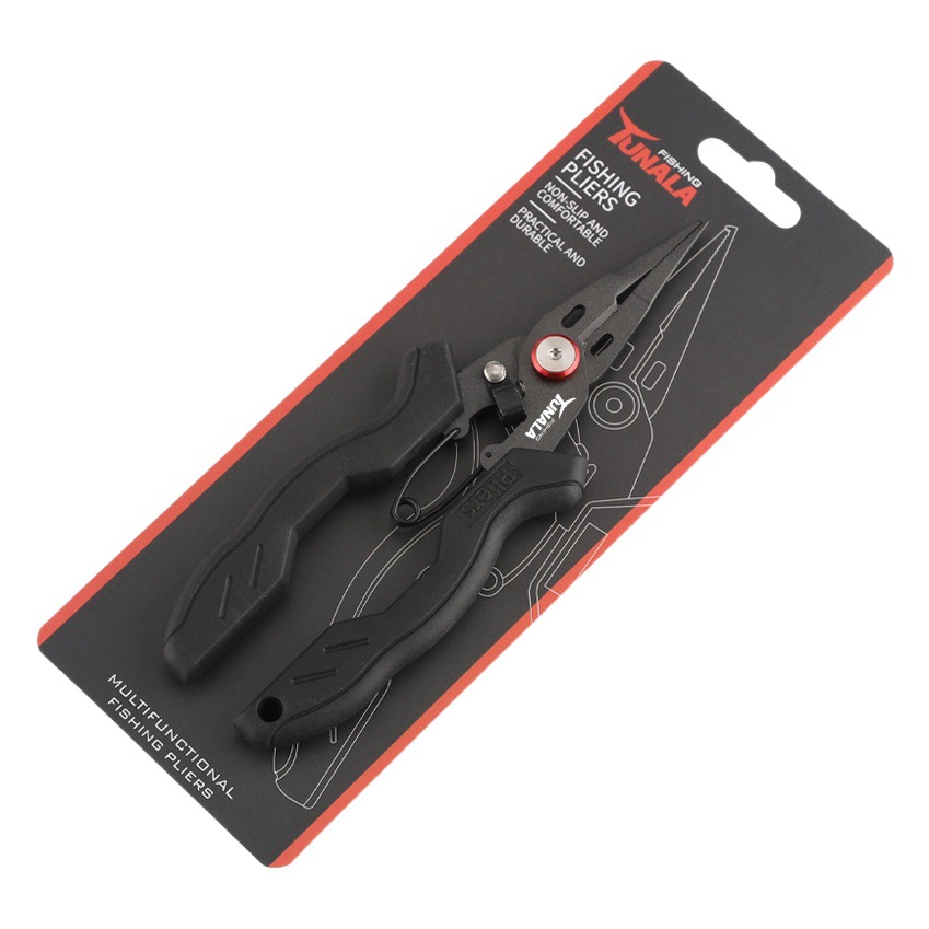 Tunala Teflon Stainless Steel Micro Lure Pliers Anti-Slip Line Cutting Open Ring Fishing Tools Fishing Pliers Cross-Border