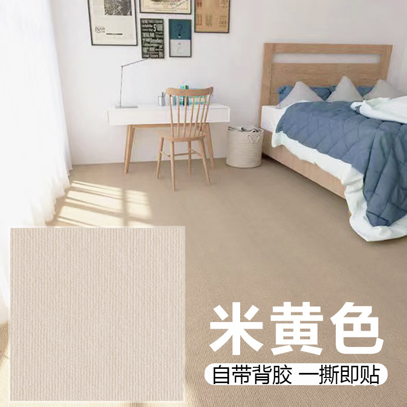Alfombra transfronteriza autoadhesiva dormitorio sala de estar área grande completamente cubierta de tapetes engrosados y resistentes al desgaste